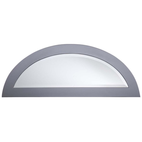 Bowery Hill Glam Demilune Mirrored Console Table