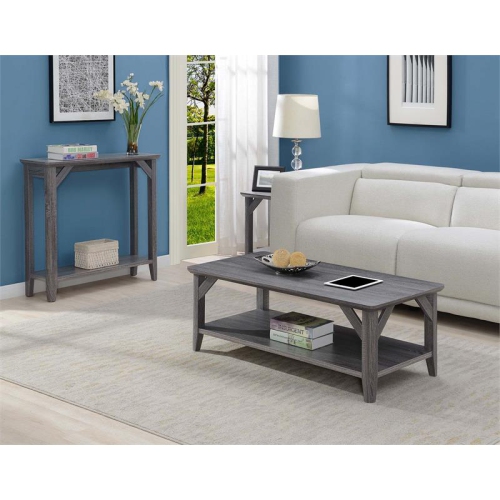 CONVENIENCE CONCEPTS  Winston Coffee Table In Wood Finish In Gray