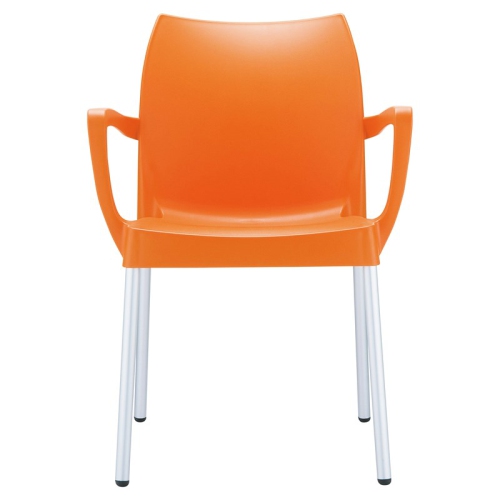 Compamia Dolce Resin Outdoor Arm Chair in Orange