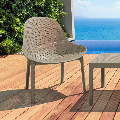 Compamia Sky Patio Chair in Taupe