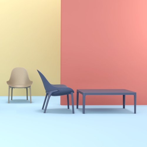 Compamia Sky Patio Chair in Taupe