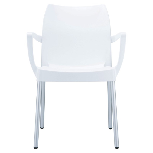 Compamia Dolce Resin Outdoor Arm Chair in White