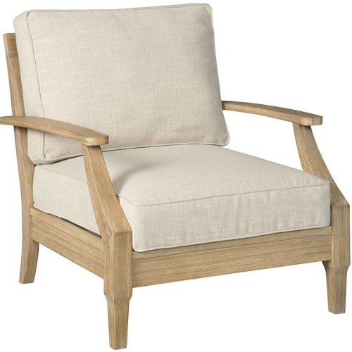 BOWERY HILL  Patio Arm Chair In In Beige