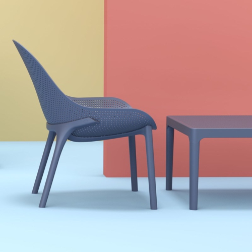 Compamia Sky Patio Chair in Dark Gray