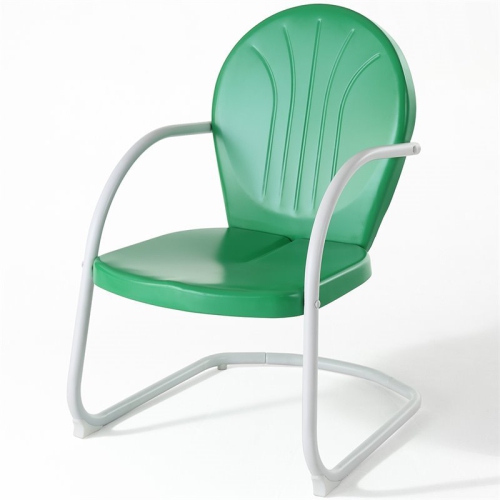 PEMBERLY ROW  Metal Chair In Grasshopper Green