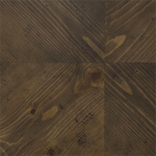 Pemberly Row Transitional Wood Chair Side Table in Brown