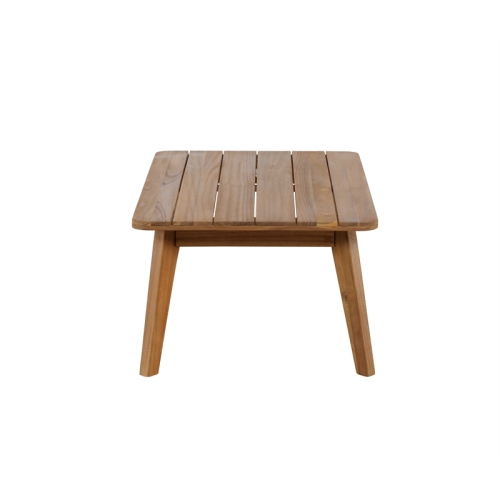 Riverbay Furniture Wood Outdoor Chat Set in Blue