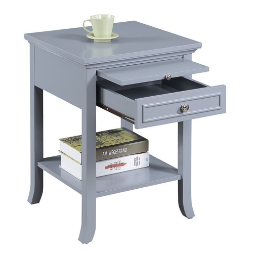 PEMBERLY ROW  End Table In Wood Finish In Gray