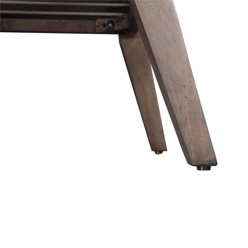 Ventura Blvd Dark Brown Rectangular End Table