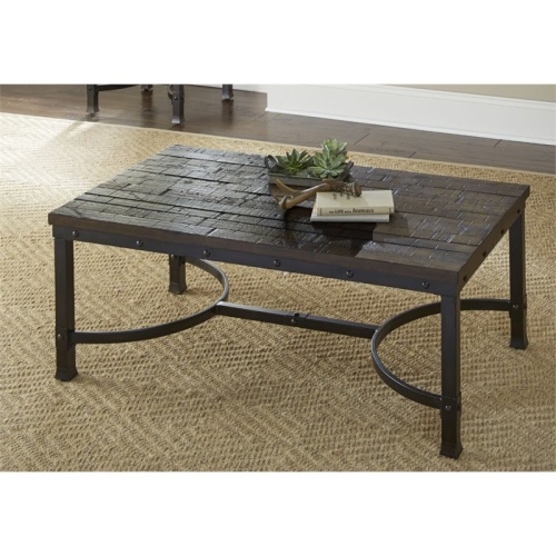 BOWERY HILL  Coffee Table In Rustic In Brown