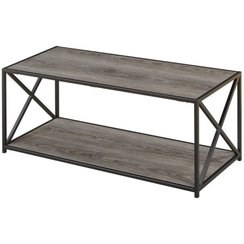 CONVENIENCE CONCEPTS  Tucson Coffee Table In Weathered Gray Wood Finish