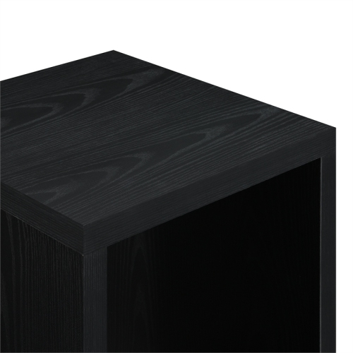 Convenience Concepts Northfield Admiral End Table with Shelf in Black Wood