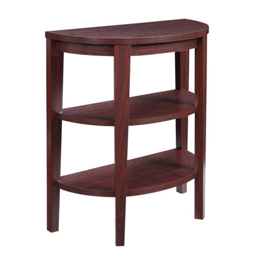 Pemberly Row 2 Shelf Console Table in Mahogany
