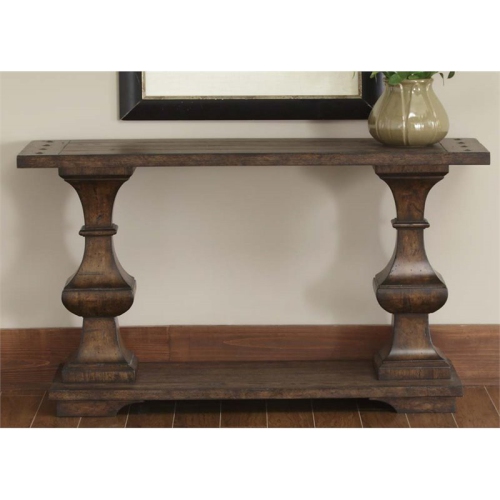 Bowery Hill Console Table in Kona Brown
