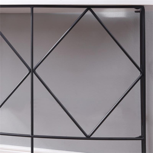 Furniture of America Borche Industrial Wood Console Table in White