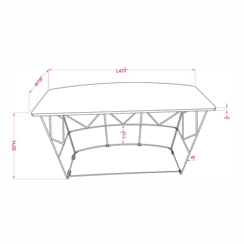 Furniture of America Borche Industrial Wood Console Table in White
