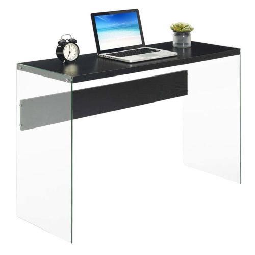 CONVENIENCE CONCEPTS  Soho Console Table/desk In Wood Finish In Black
