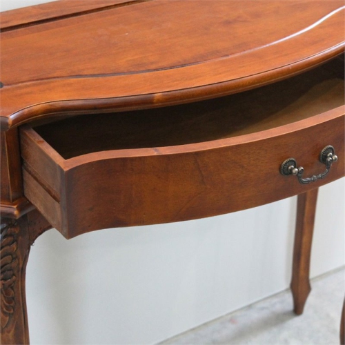 Pemberly Row 1 Drawer Console Table in Walnut Stain