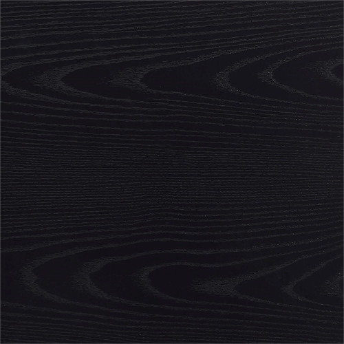 Convenience Concepts SoHo Coffee Table with Shelf in Black Wood Finish