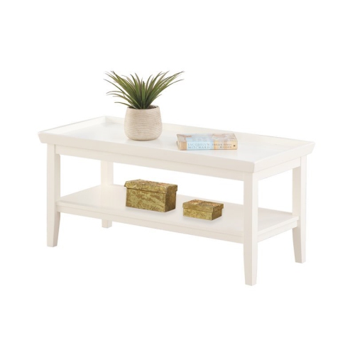 PEMBERLY ROW  Coffee Table In Wood Finish In White
