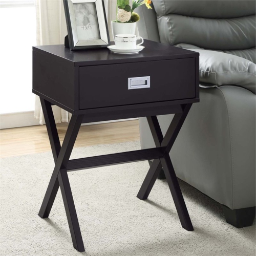 PEMBERLY ROW  End Table In Espresso Wood Finish