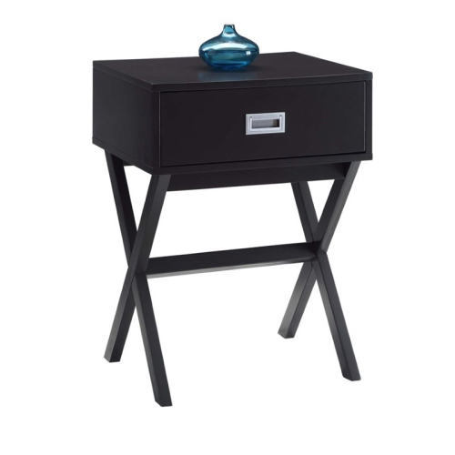 Pemberly Row End Table in Espresso Wood Finish