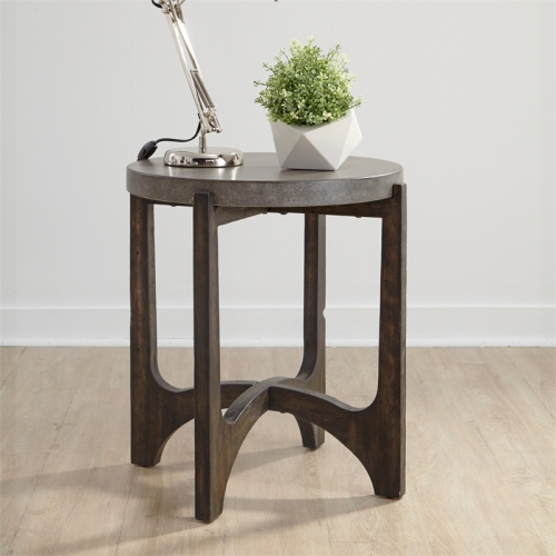 Pemberly Row Transitional Wood 3 Piece Set in Brown