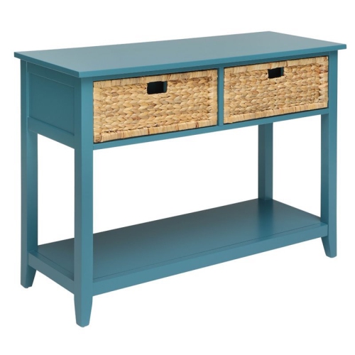 BOWERY HILL  Console Table In In Teal