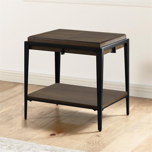 STEVE SILVER COMPANY  Steve Waco Espresso Wood End Table