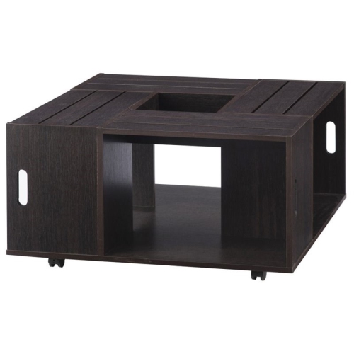 Bowery Hill Square Coffee Table in Espresso