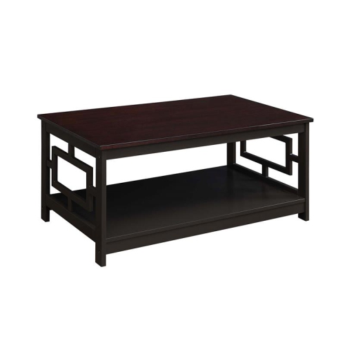 Pemberly Row Coffee Table in Espresso Wood Finish