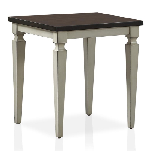 Furniture of America Condway Wood 3-Piece Coffee Table Set in Antique White