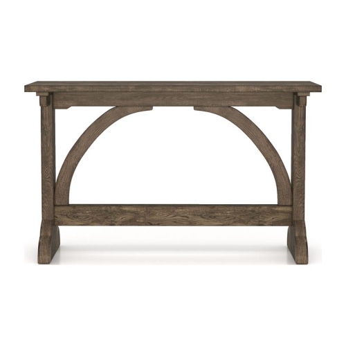 Furniture of America Linx Rustic Wood Console Table in Reclaimed Oak