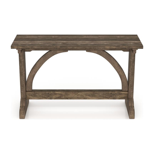 Furniture of America Linx Rustic Wood Console Table in Reclaimed Oak