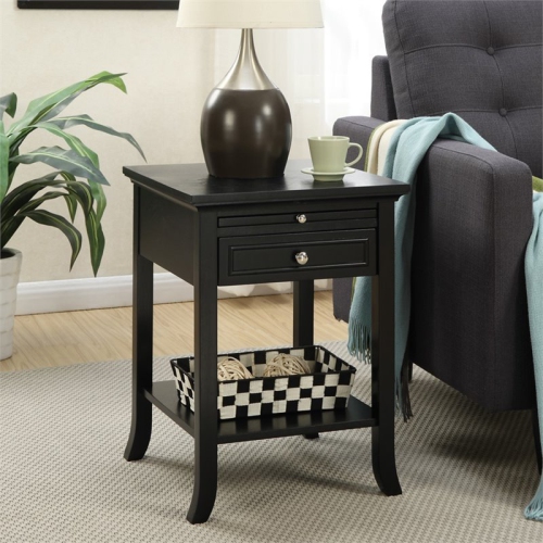 Pemberly Row End Table in Black