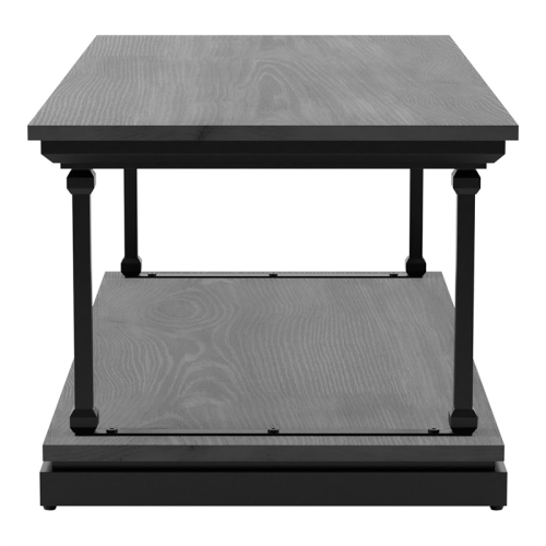 Furniture of America Drewden Wood 1-Shelf Coffee Table in Antique Gray
