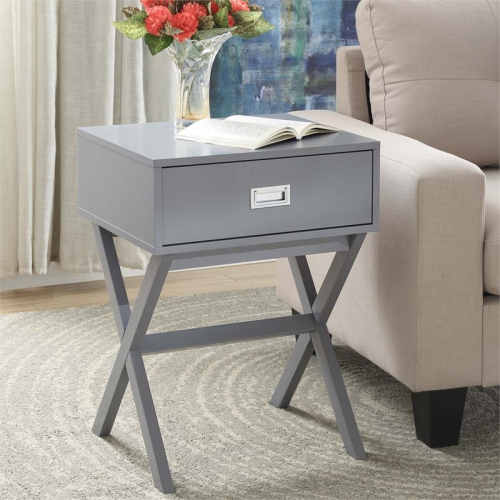 PEMBERLY ROW  End Table In Wood Finish In Gray