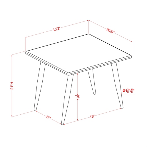 Furniture of America Teres Wood 3-Piece Coffee Table Set in Natural Tone