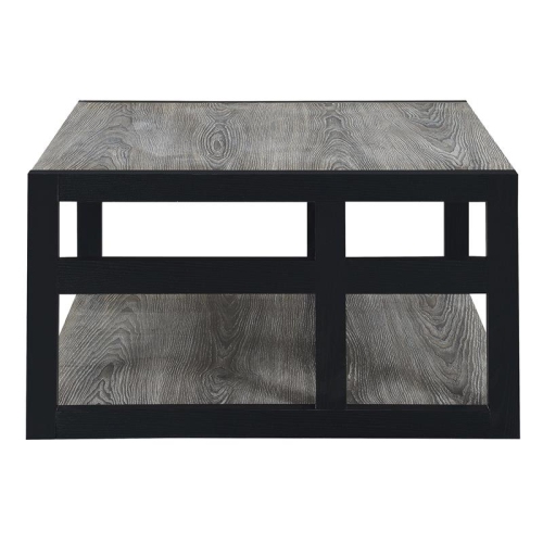 Convenience Concepts Monterey Square Coffee Table in Gray Wood Finish