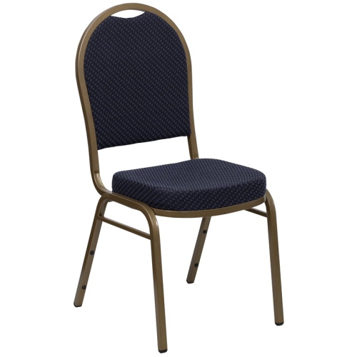 FLASH FURNITURE  Hercules Dome Back Banquet Stacking Chair In In Blue