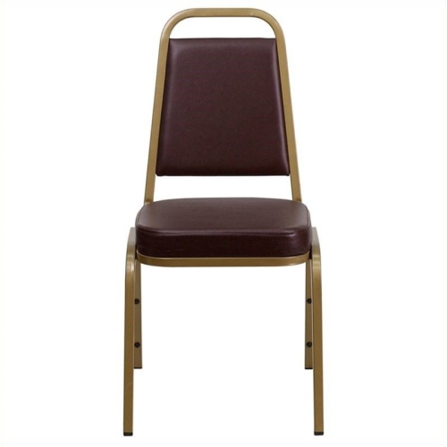 FLASH FURNITURE  Hercules Stacking Banquet Stacking Chair In Brown Great chair for big people