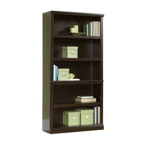 Pemberly Row 5 Shelf Bookcase in Jamocha Wood