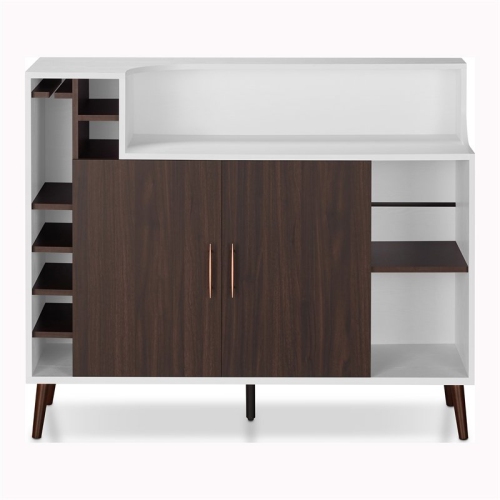 Furniture of America Reid Modern Wood Multi-Storage Buffet in White