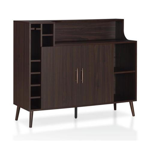 BOWERY HILL  Modern Wood Multi-Storage Buffet In Wenge