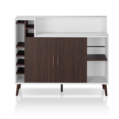 Bowery Hill Modern Wood Multi-Storage Buffet in White