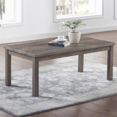 Furniture of America Engraf Wood 3-Piece Coffee Table Set in Rustic Natural Tone