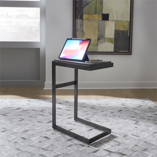 Pemberly Row Modern Modern Wood Laptop Table in Brown