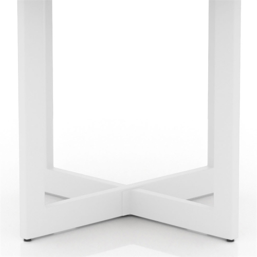 Furniture of America Krestian Contemporary Wood End Table in Oak and White