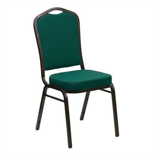 FLASH FURNITURE  Hercules Banquet Stacking Chair In Green