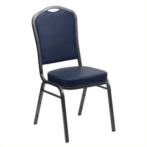 FLASH FURNITURE  Hercules Banquet Stacking Chair In Navy I bought these chairs to replace decades-old dinette chairs